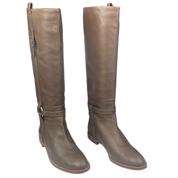 Coach Women’s Monday Brown Leather Harness Riding Boot Size US 6.5 B - Picture 5 of 13